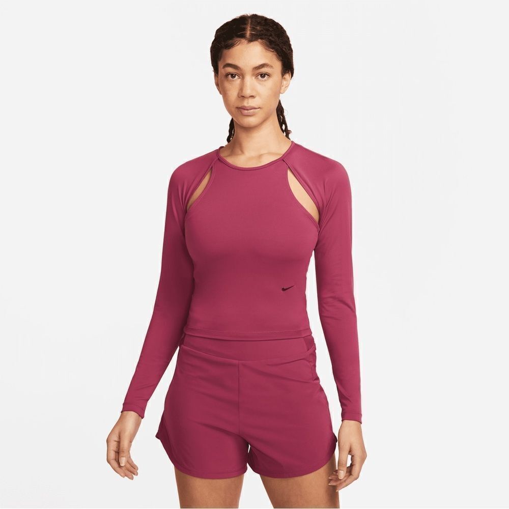 NWT- NIKE-Women's Dri-fit Stealth Evaporation City Ready Long-sleeve-Red-Size XS